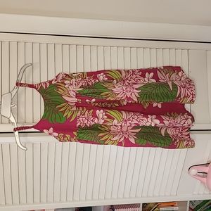 Hawaiian Print Dress, Size 4T